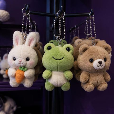 Mascot Plush Keychains